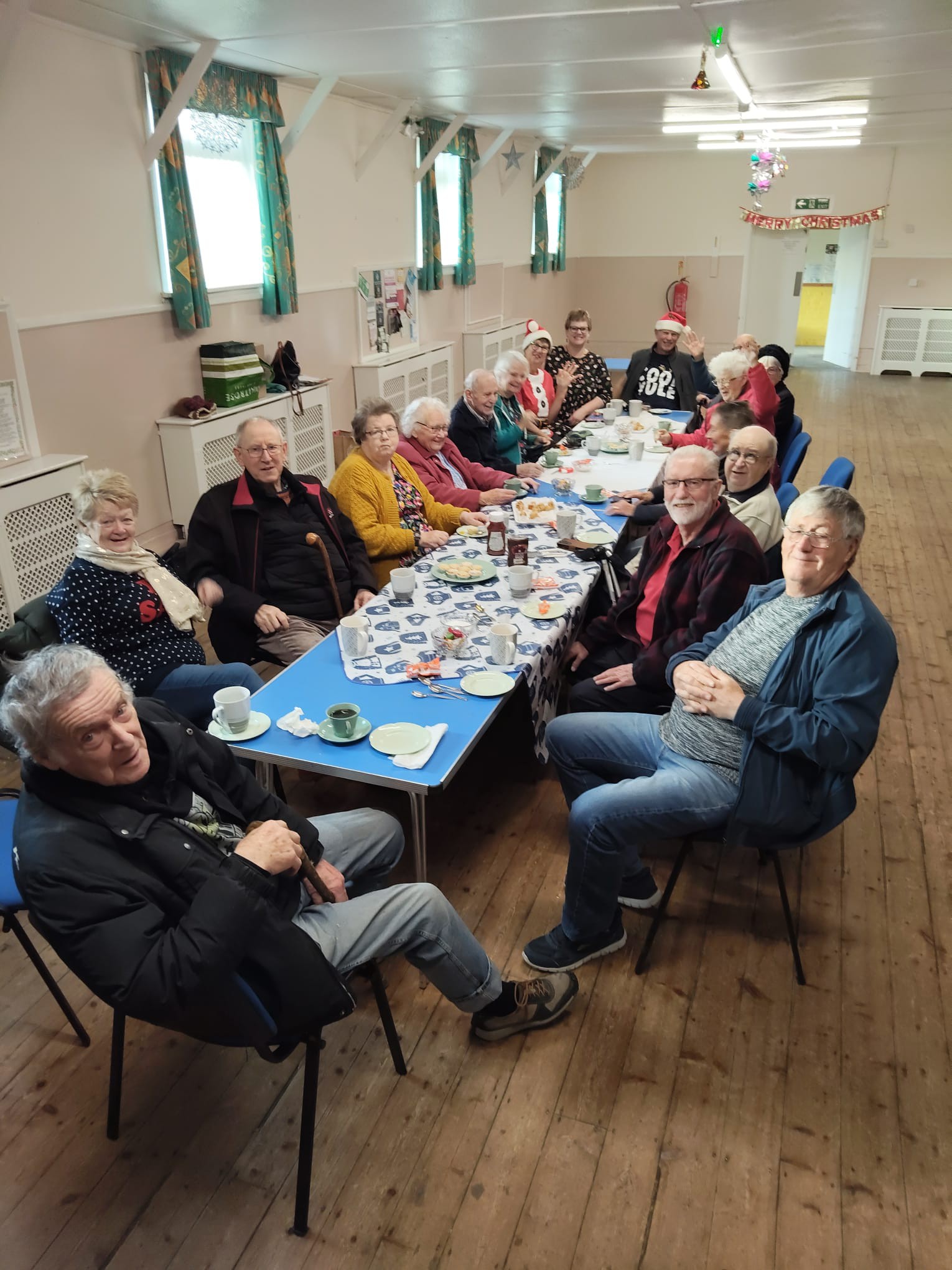 Community gathering at Global Communication Academy